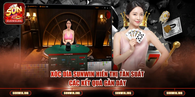 Xóc Đĩa Sunwin – Game Dân Gian Live Casino Uy Tín, Thưởng Lớn Xóc Đĩa Sunwin hiển thị tần suất các kết quả gần đây